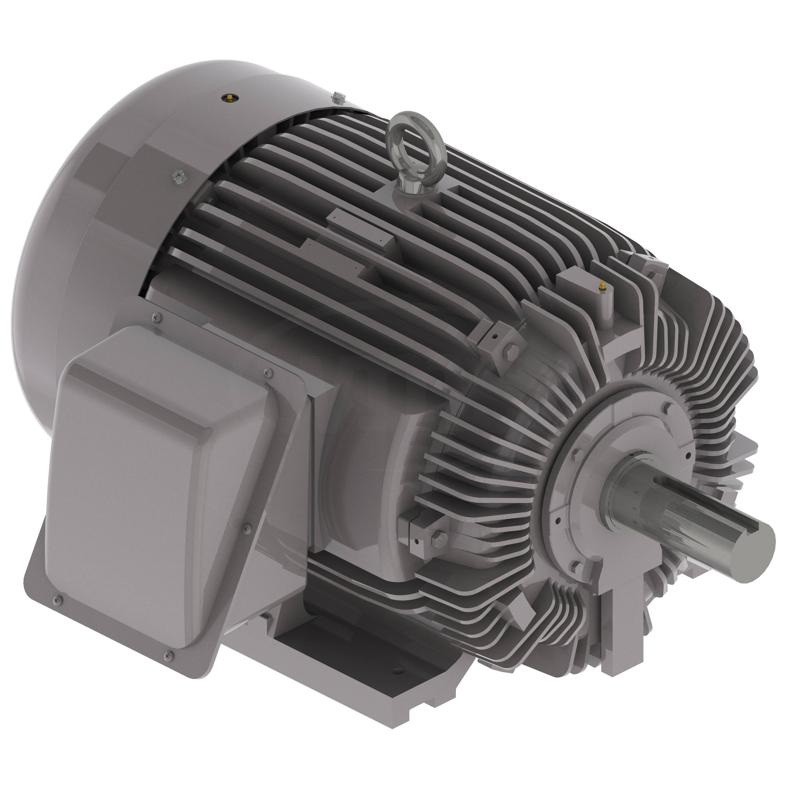 NP0756G Teco-Westinghouse 75HP Cast Iron Electric Motor, 1200 RPM ...