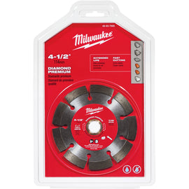 49-93-7005 Milwaukee 4-1/2" Diamond Premium Segmented Blade