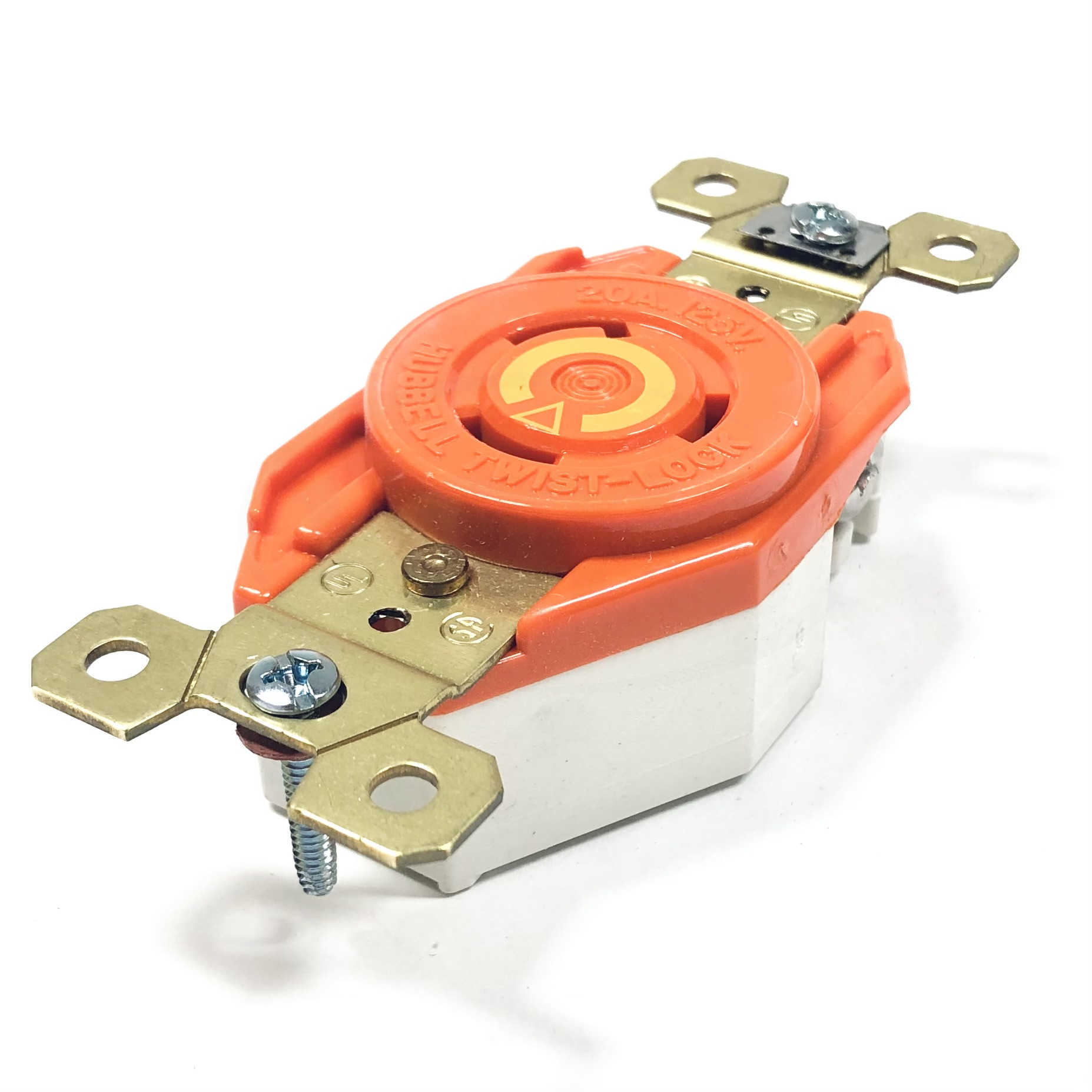 IG2310 Hubbell Twist-Lock Receptacle 2-Pole, 3 Wire Isolated Ground, 20A, 125V - 0