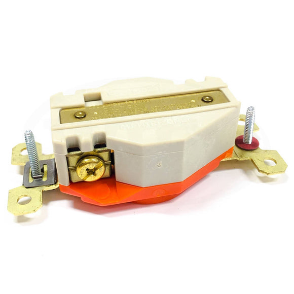 IG2320 Hubbell Receptacle Twist Lock, 20A 250VAC/DC, NEMA LB-20R, 2-Pole, 3-Wire