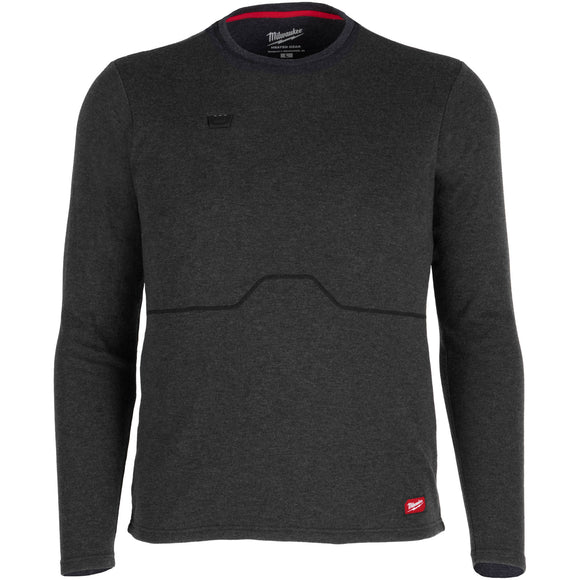 M500B-212X Milwaukee Heated Merino Wool Heated Baselayer Top, Black, 2XL