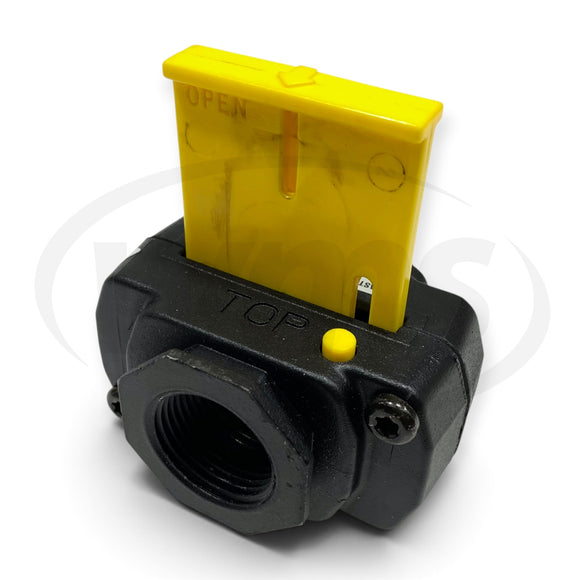 V380-6 Master Pneumatics 3-Port, Manually Operated Inline Slide Valve