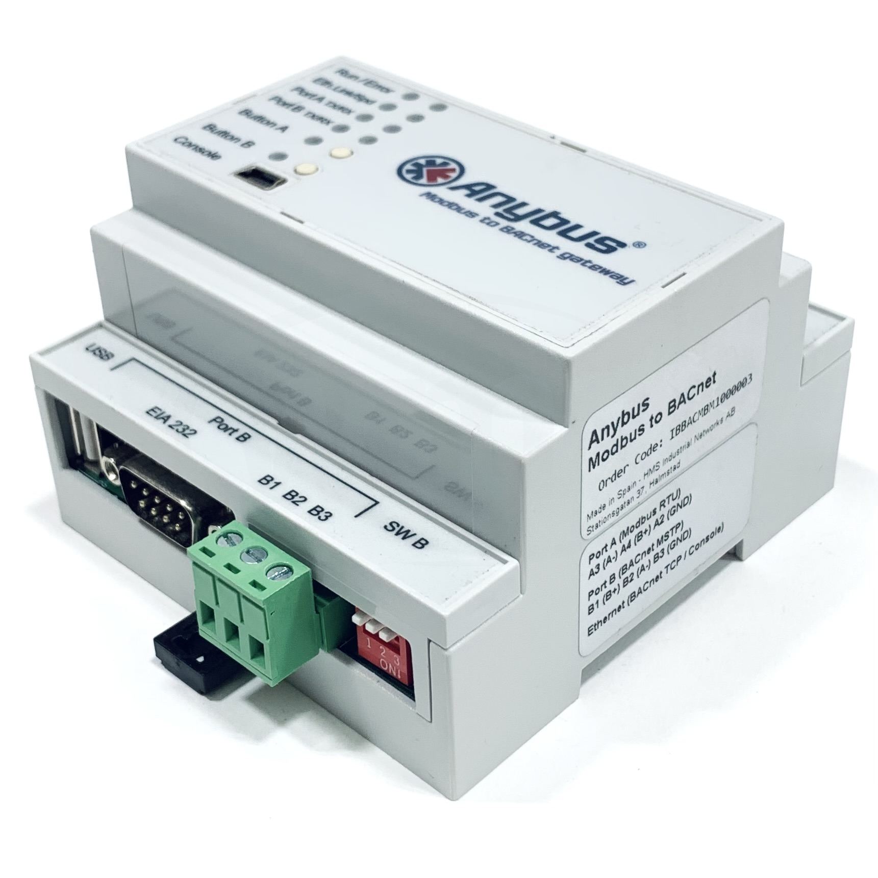 IS-IBV6-ETH-RS485 Anybus Modus To BACnet Gateway
