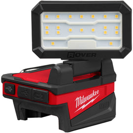 2359-20 Milwaukee M18 ROVER Compact Folding Flood Light with USB Charging
