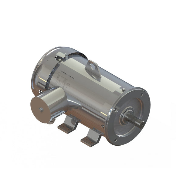 00112ET3ESS56C-S WEG 1HP Shark Stainless Steel Electric Motor, 1200RPM