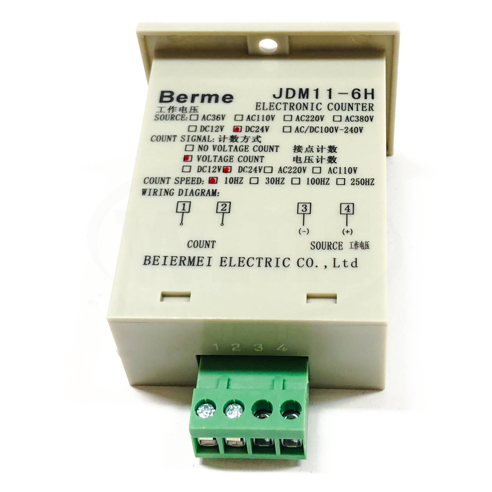 JDM11-6H Berme 6-Digit Electronic Counter, 24VDC