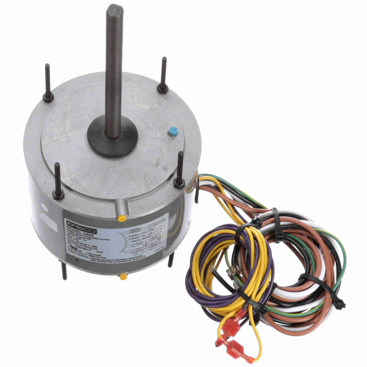 D906 Fasco 1/5HP Conenser Fan Electric Motor, 1075RPM | Witmer Motor ...
