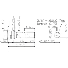 JPP0054 Teco-Westinghouse 5HP Close-Coupled Pump Electric Motor, 1800RPM - 0