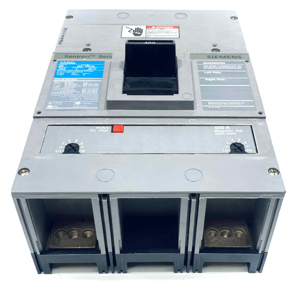 JXD22B400 Siemens Sentron Series 400A Circuit Breaker
