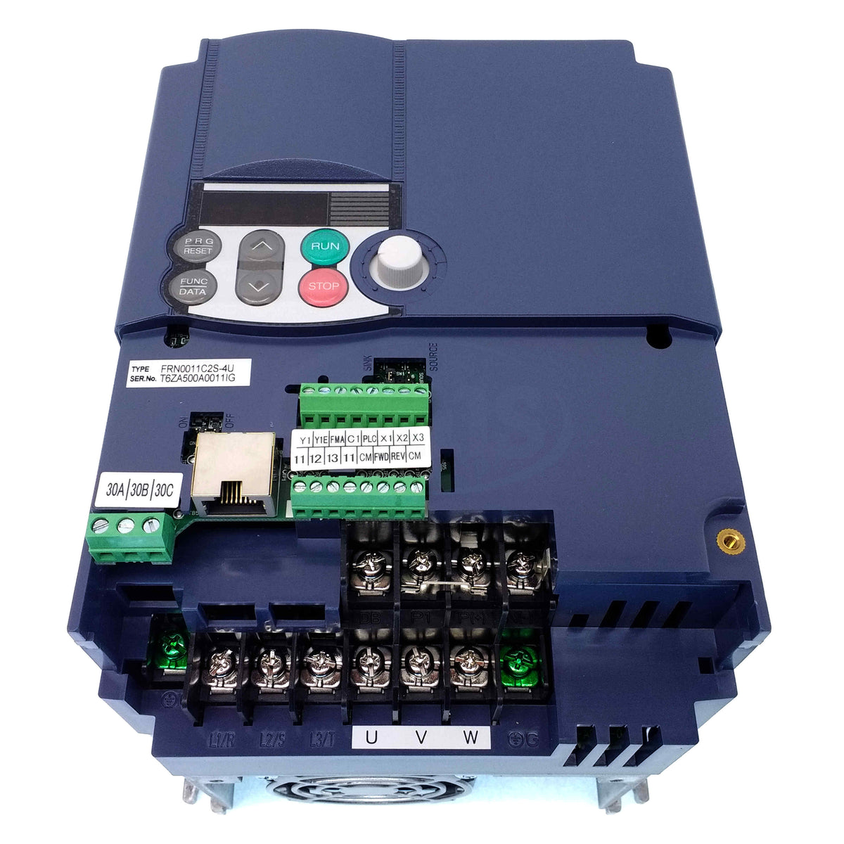 FRN0011C2S-4U 5 HP Fuji FRENIC-Mini C2 Compact Variable Frequency Driv ...