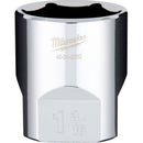 45-34-2002 Milwaukee 1/2" Drive 1-3/16" Chrome Socket