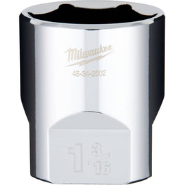 45-34-2002 Milwaukee 1/2" Drive 1-3/16" Chrome Socket