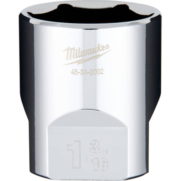 45-34-2002 Milwaukee 1/2" Drive 1-3/16" Chrome Socket