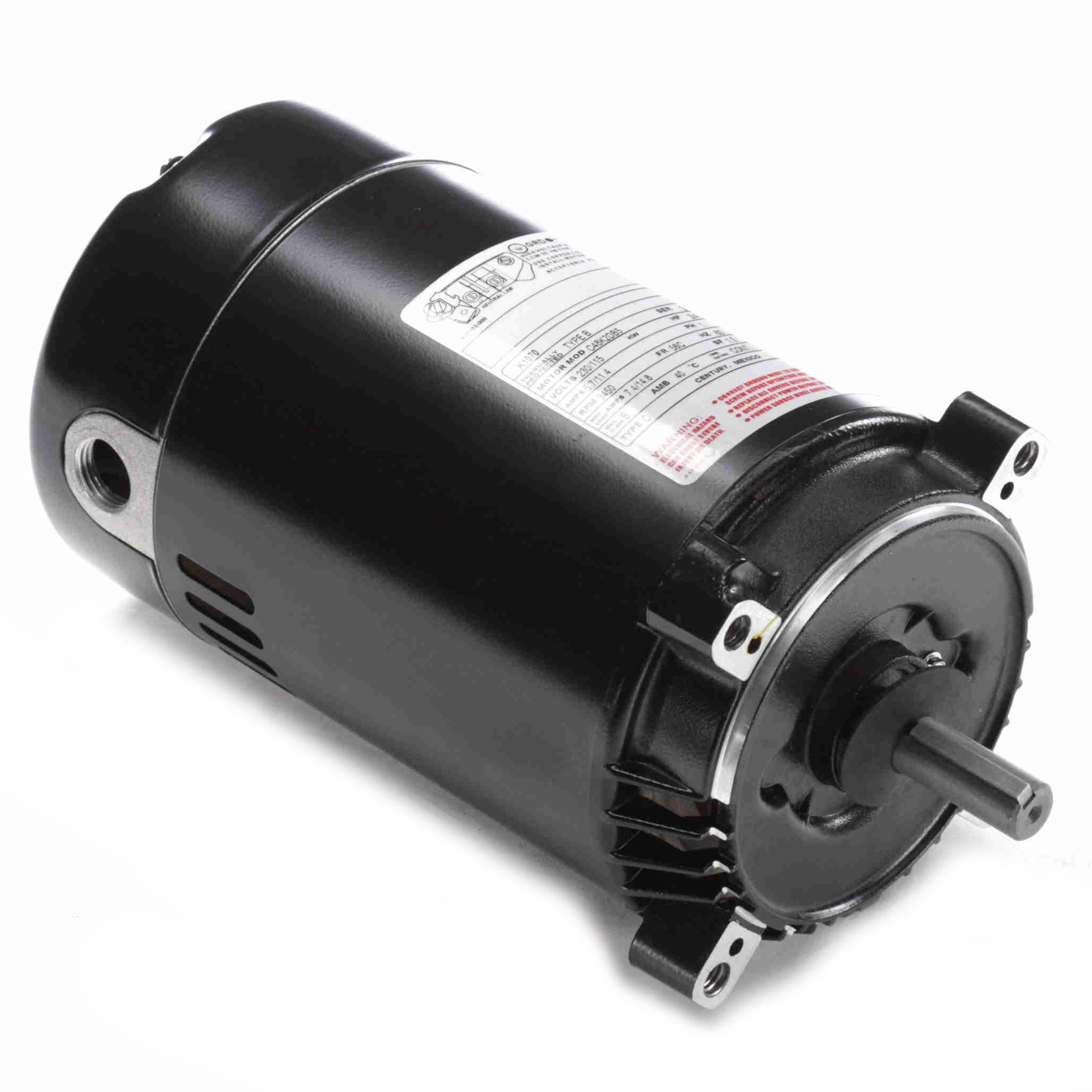 K1070 Century 3/4HP Pool Pump Electric Motor, 3450RPM