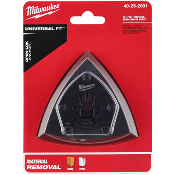 49-25-2001 Milwaukee OPEN-LOK 3-1/2" Triangle Sanding Pad
