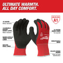 48-22-8911 Milwaukee Cut Level 1 Winter Insulated Dipped Gloves, Medium