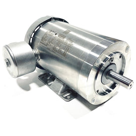 121882.00 Leeson Washdown Motor, 1800 Rpm, 2 Hp, 3-Phase,