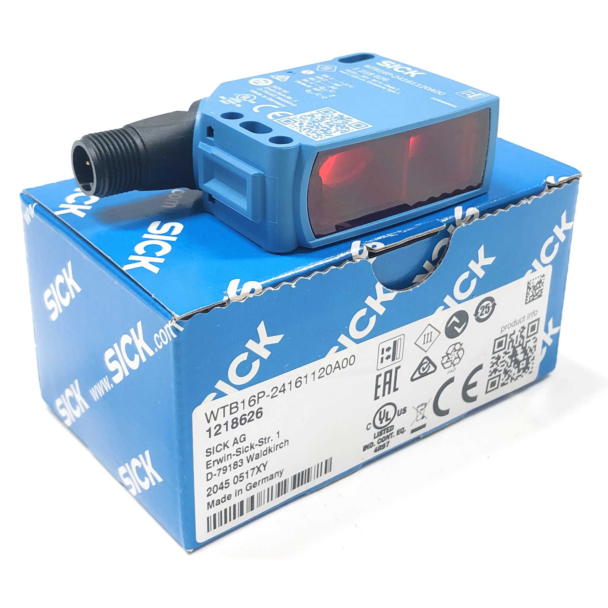 WTB16P-24161120A00 Sick Photoelectric Sensor, 1218626 | Witmer