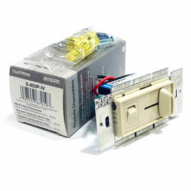 S-603P-IV Lutron Skylark 600W 3-Way Preset Dimmer, (Ivory)