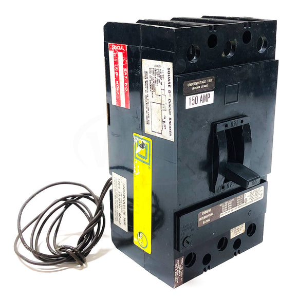 KAL361501121 Square D Molded Case Circuit Breaker, 150 Amps, 3 Pole