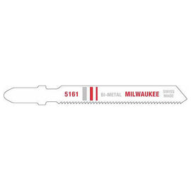 48-42-5161 Milwaukee Jig Saw Blades Bi-Metal 3" 24TPI T-Shank