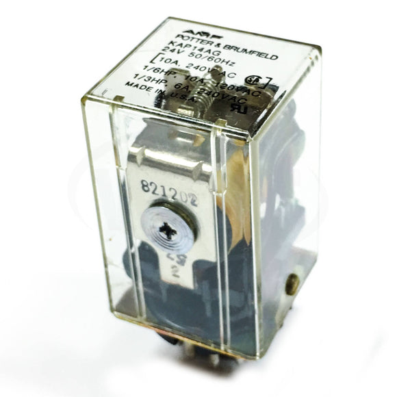 KAP14AG Potter & Brumfield Relay, 24VAC 3PDT