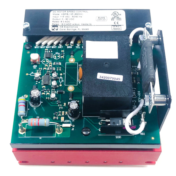 KBPB-125 KB Electronics "Cycler" Solid State DC Motor Speed Controls, 115VAC