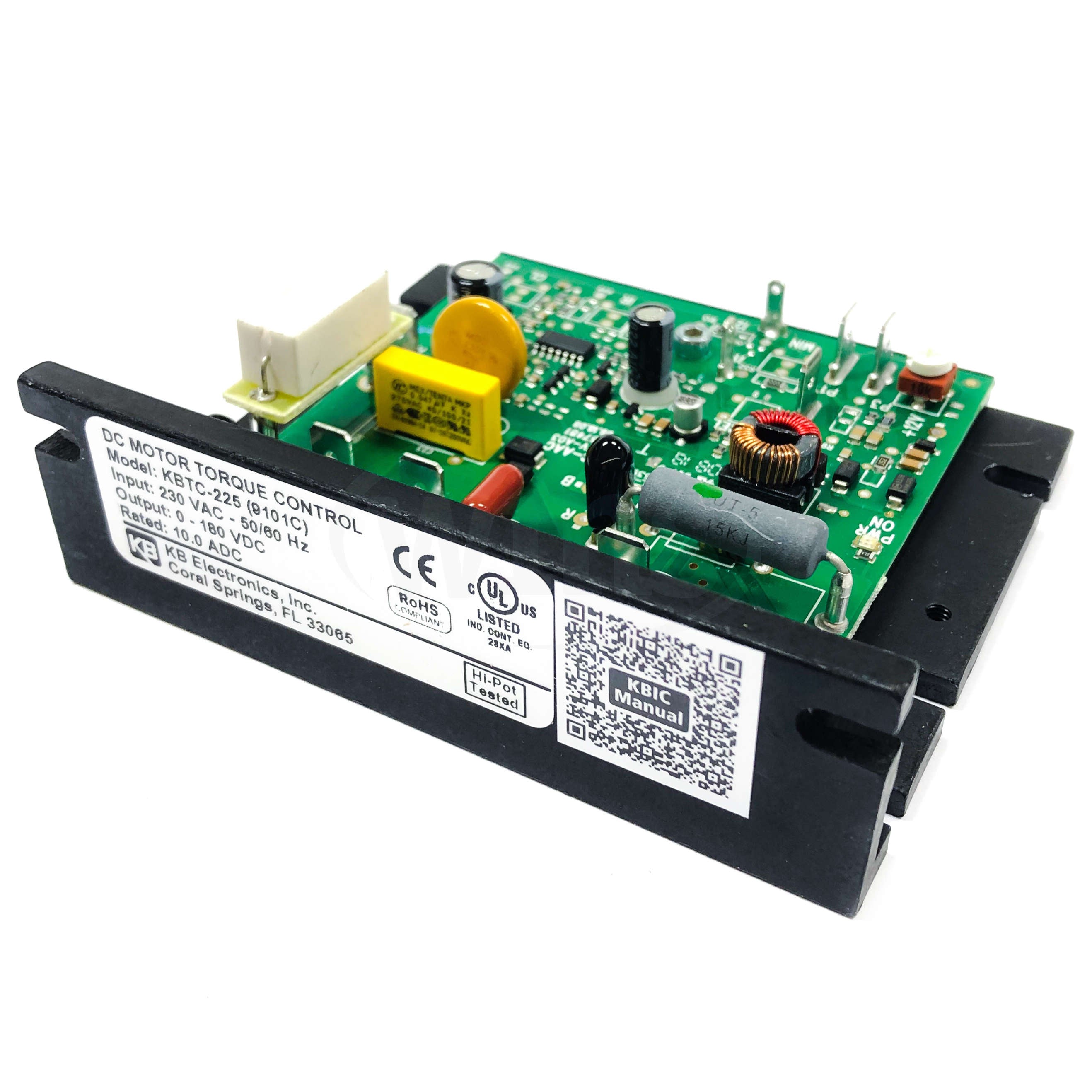 9101 KB Electronics DC SCR Motor Torque Control, 230 VAC, 0-8 Amps ARM - 0