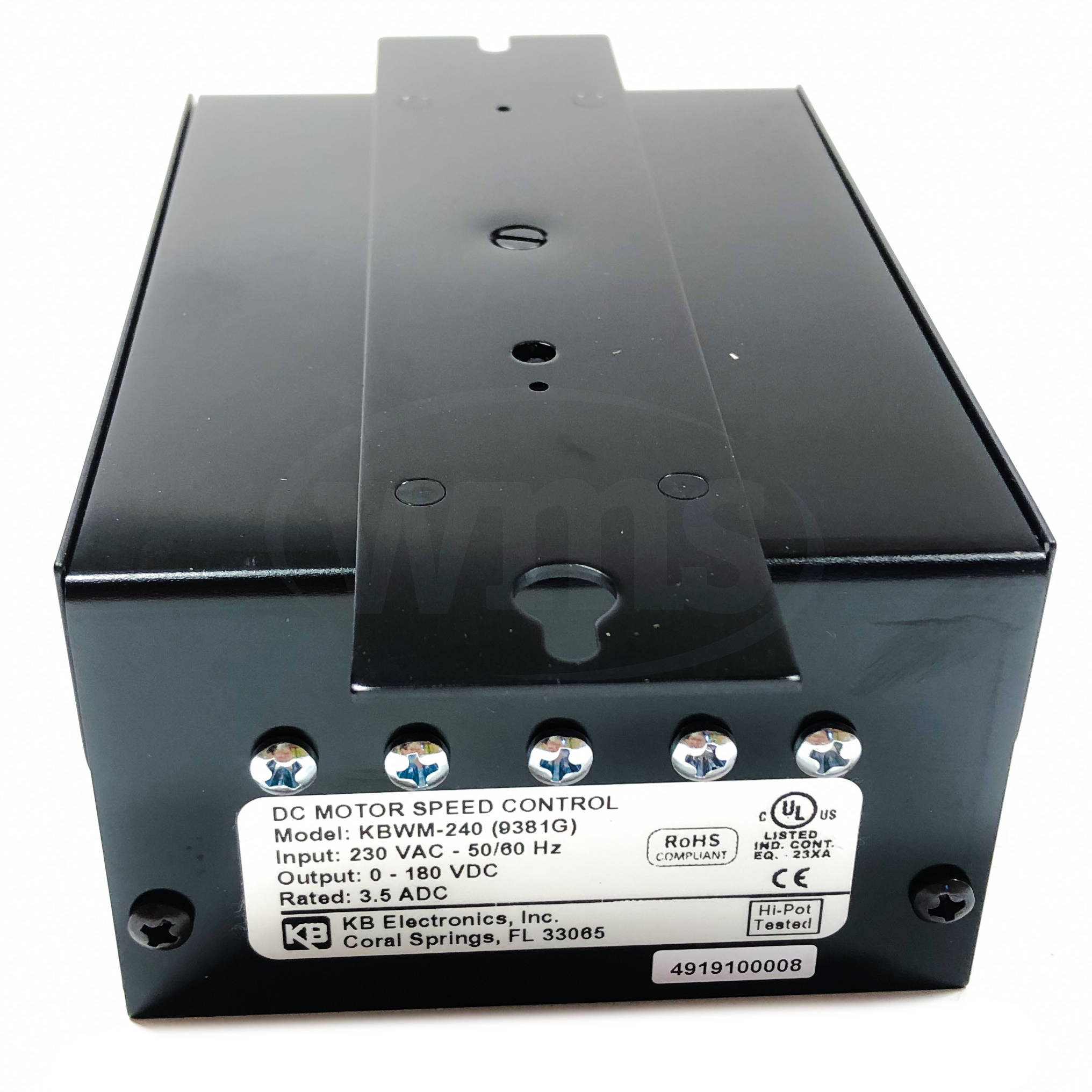9381 KB Electronics Vari-Drive SCR Variable Speed DC Motor Control, 230VAC