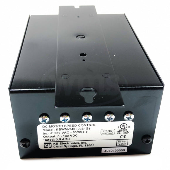 9381 KB Electronics Vari-Drive SCR Variable Speed DC Motor Control, 230VAC