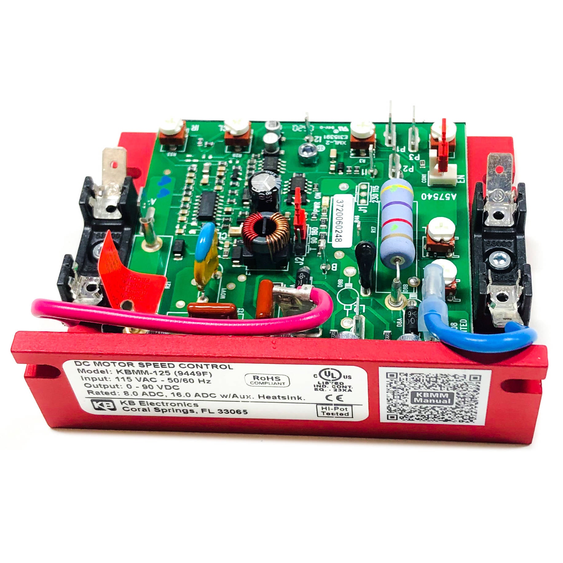 KBMM-125 KB Electronics DC SCR Chassis Speed Control Drive, 9449