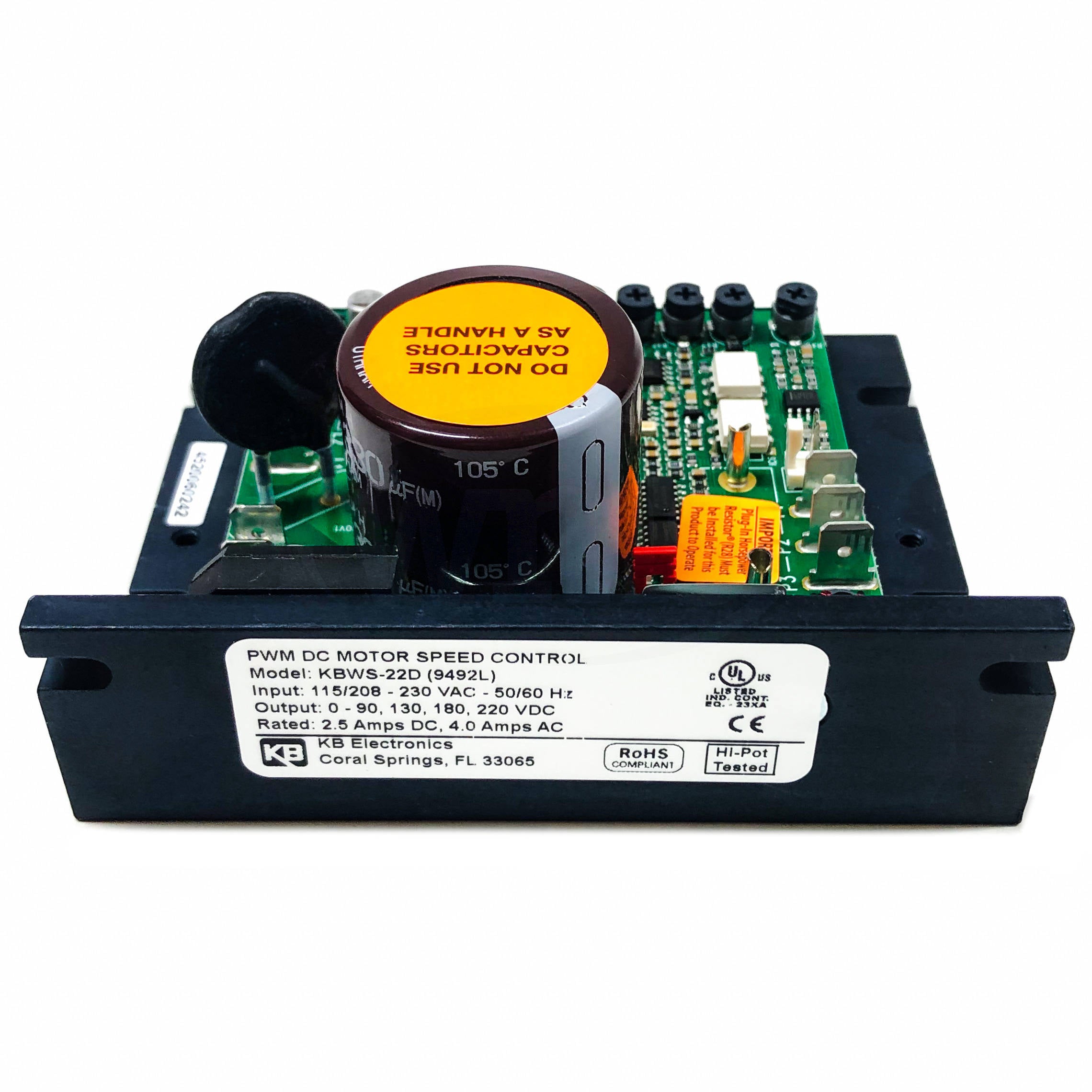 KBWS-22 KB Electronics Whisper-Drive PWM DC Motor Speed Control, 9492