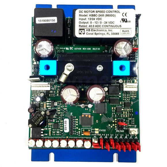 9500 KB Electronics Battery DC/DC Variable Speed Control, 40 Amp 12/24VDC