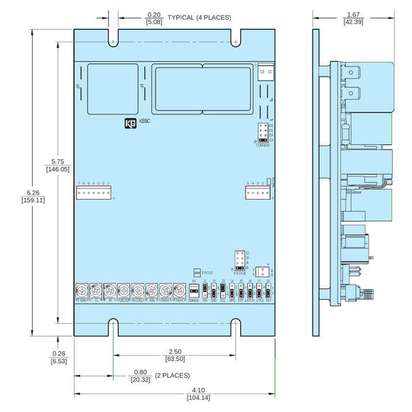 9501 KB Electronics Battery DC/DC Variable Speed Control, 40 Amp 12V/24V/36V/48V