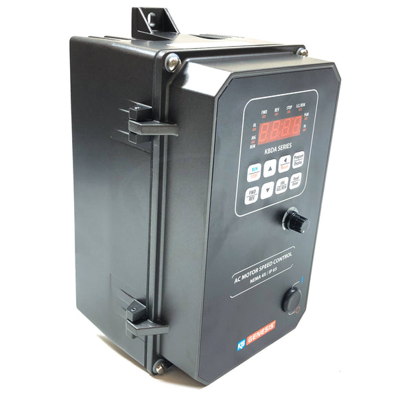 9536 KB Electronics 1HP/0.75kW Digital AC Inverter/Drive with CSP, Gray