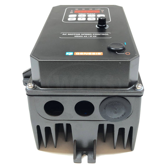 9536 KB Electronics 1HP/0.75kW Digital AC Inverter/Drive with CSP, Gray