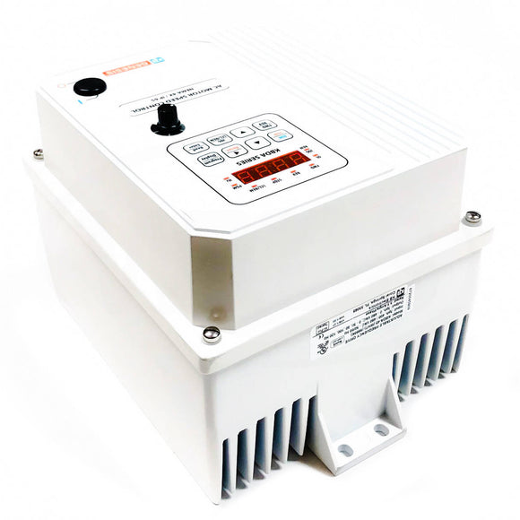 9660 KB Electronics 3HP/2.2kW Digital AC Inverter/Drive with CSP, White