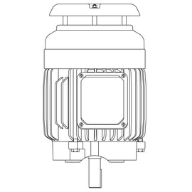 NPV0014C Teco-Westinghouse 1HP MAX-PE Cast Iron Electric Motor, 1800RPM