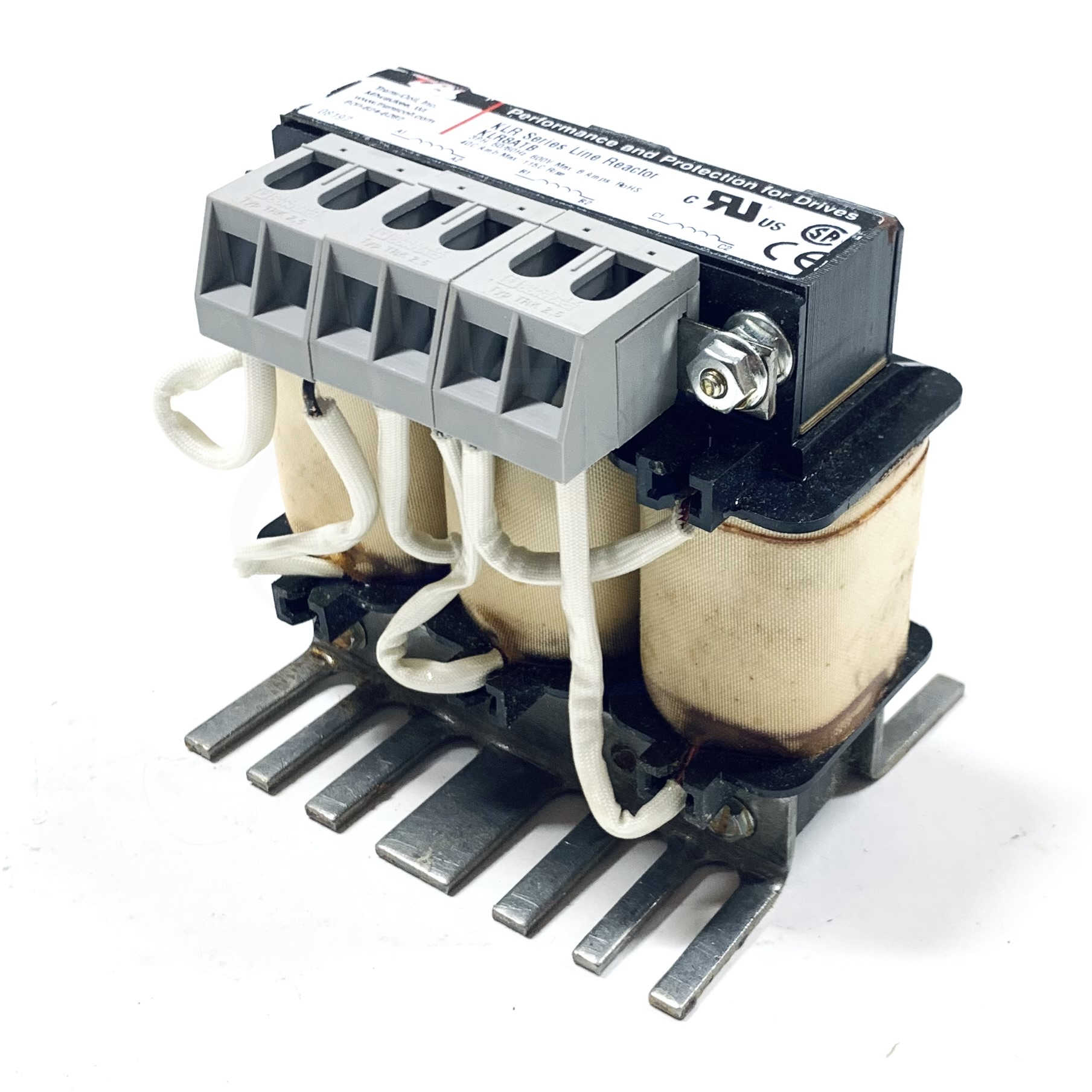 KLR8ATB TCI Line Reactor, 3ph, 50/60Hz, 600V Max, 8A