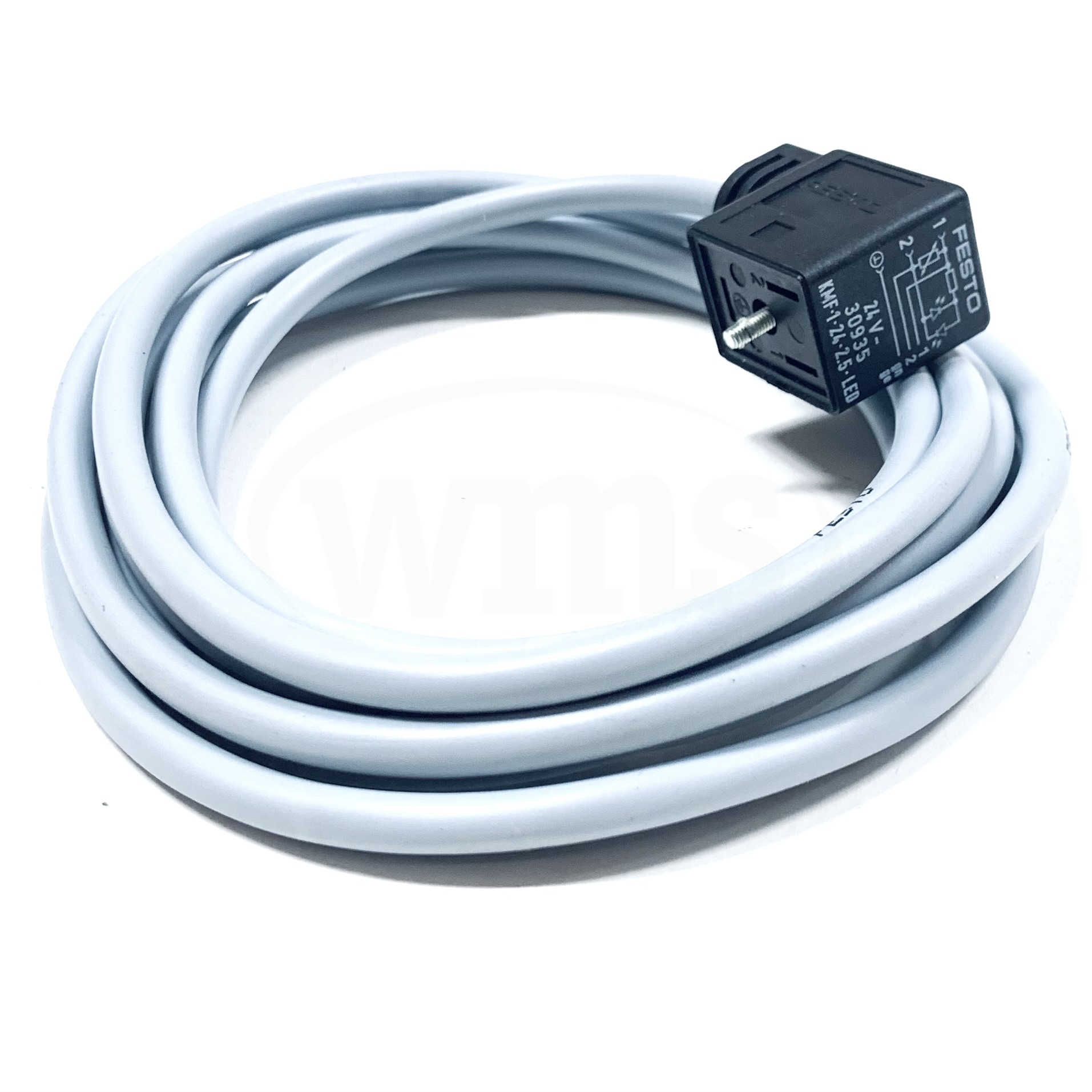 KMF-1-24-2.5-LED Festo Plug Socket with Cable
