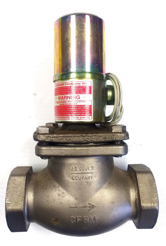 KR-1 Gould Normally Open Solenoid Valve, 1-1/4"