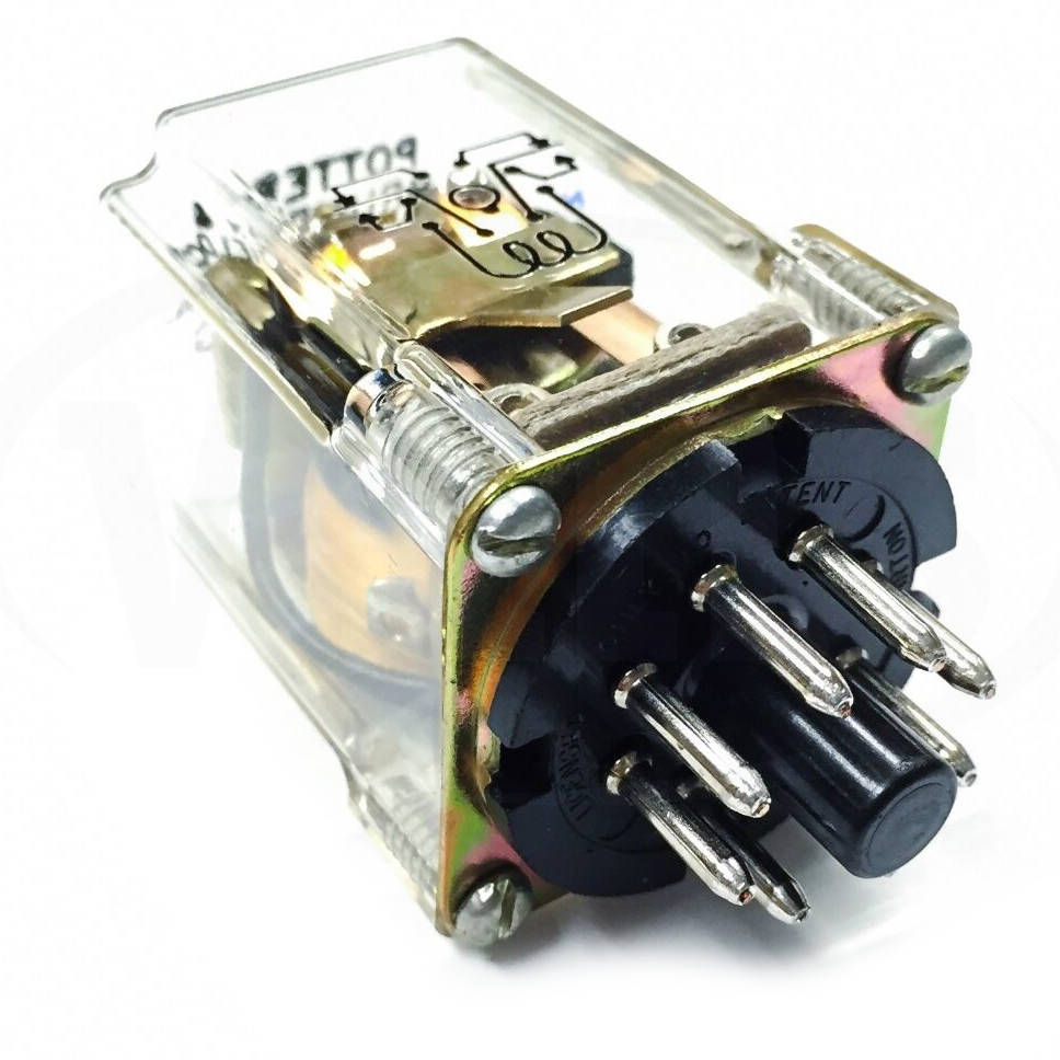 KRP11DG Potter & Brumfield Relay, DPDT, 10 Amp, 48VDC