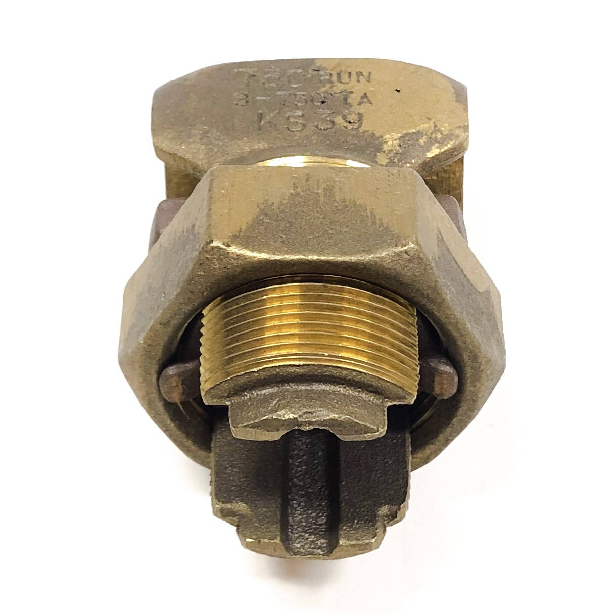 KS39 Burndy Copper Split Bolt, Cu: 4/0 AWG (Str)-750 kcmil