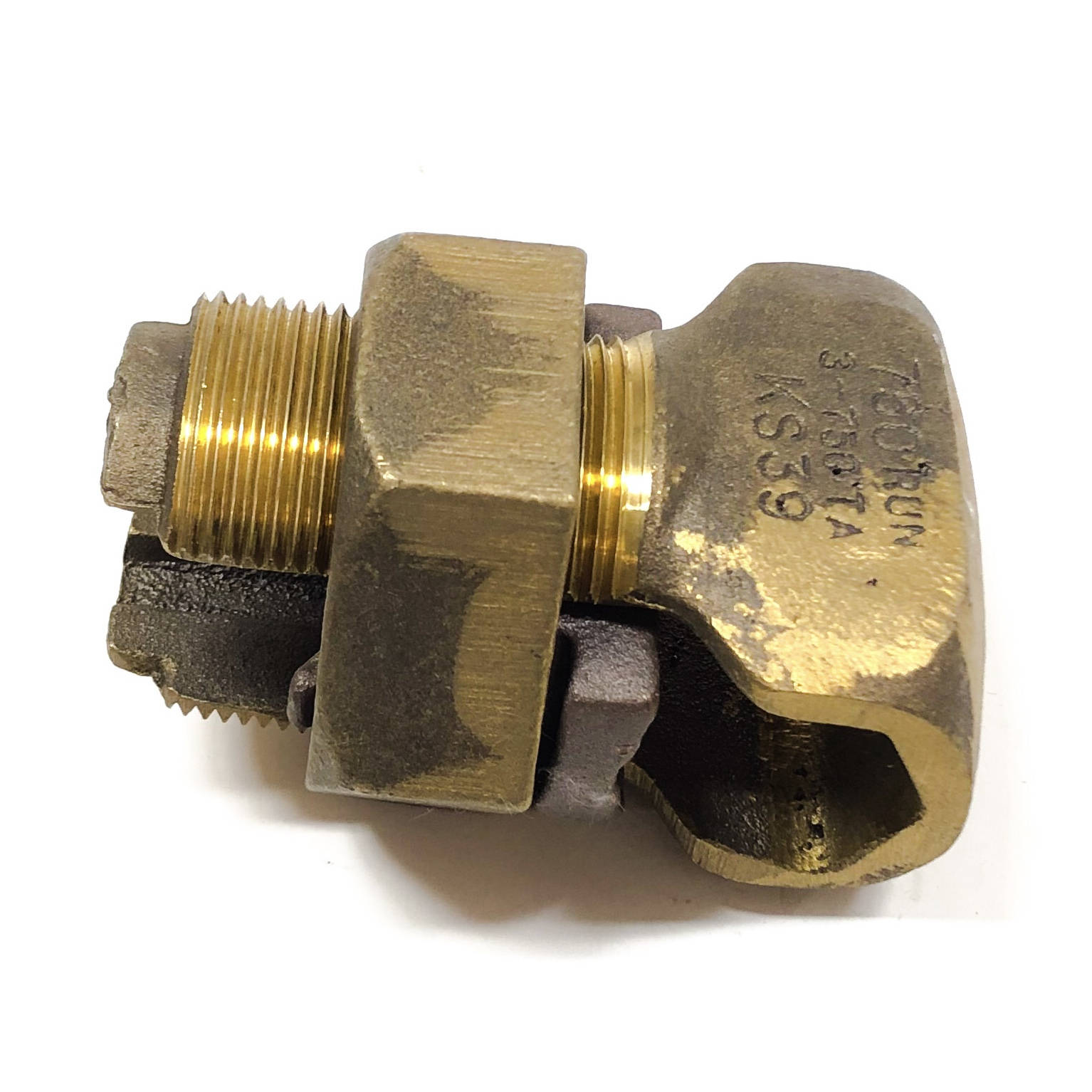 KS39 Burndy Copper Split Bolt, Cu: 4/0 AWG (Str)-750 kcmil - 0