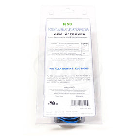 KS8 Kickstart Potential Relay & Start Capacitor - 0
