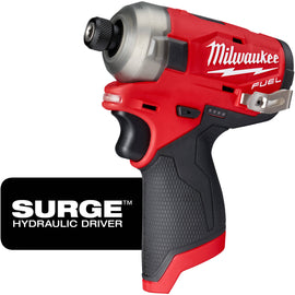 2551-20 Milwaukee M12 FUEL SURGE 1/4" Hex Hydraulic Driver
