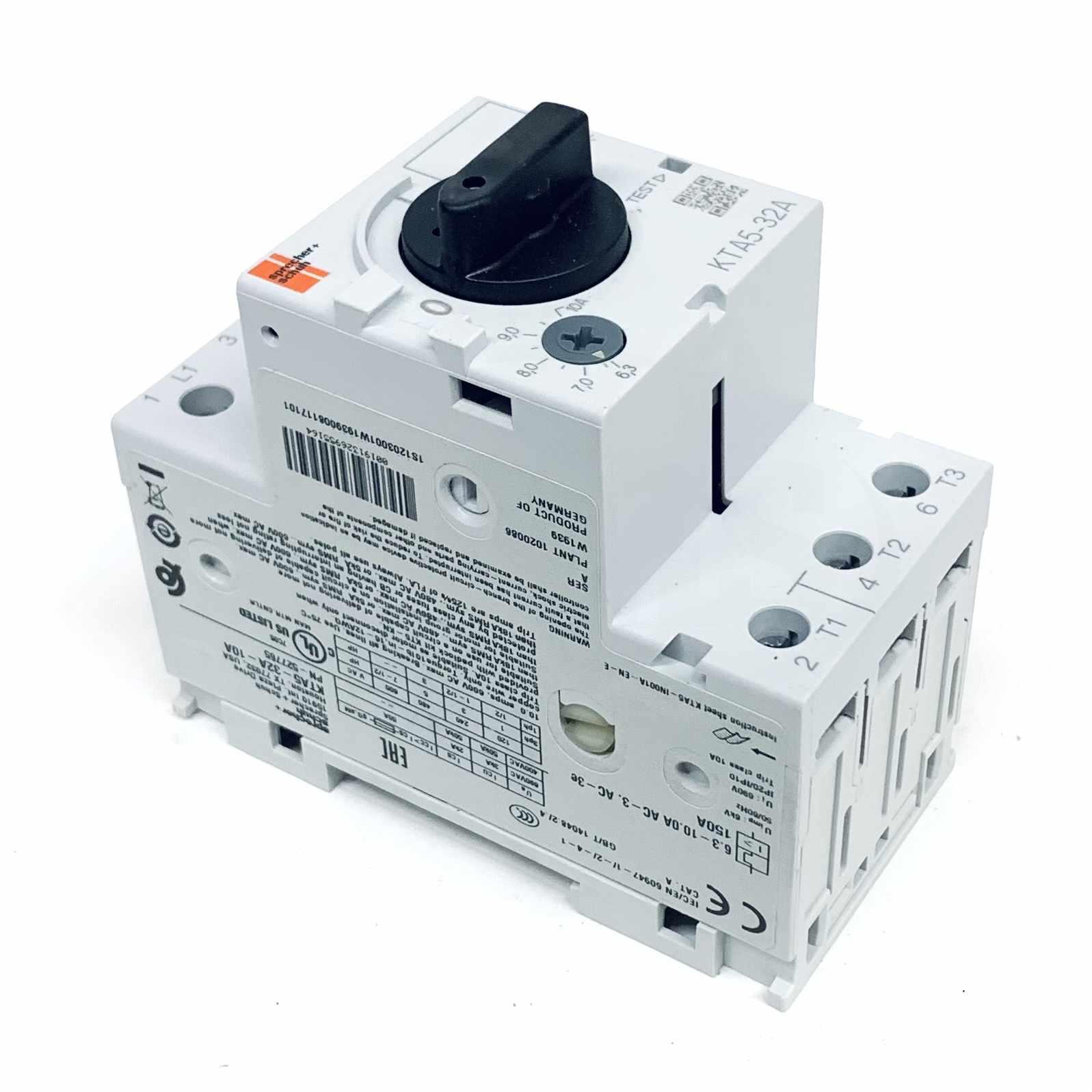 KTA5-32A-10A Sprecher + Schuh Manual Motor Starter 527765