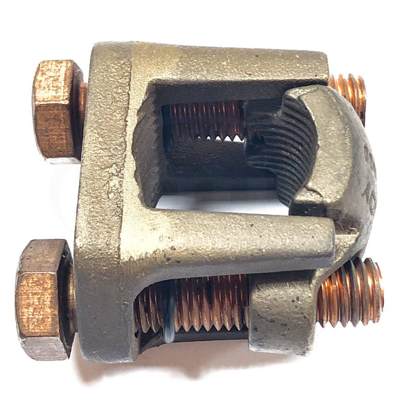 KVS44 Burndy Heavy Duty Connector, 2-Bolt, Copper