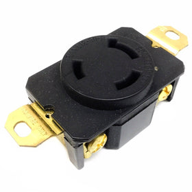 L1230R Pass & Seymour Single Locking Receptacle, 30A 480VAC