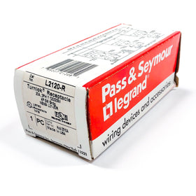 L2120-R Pass & Seymour Turnlok Receptacle, 5-Wire, 20 Amp 120/208 VAC
